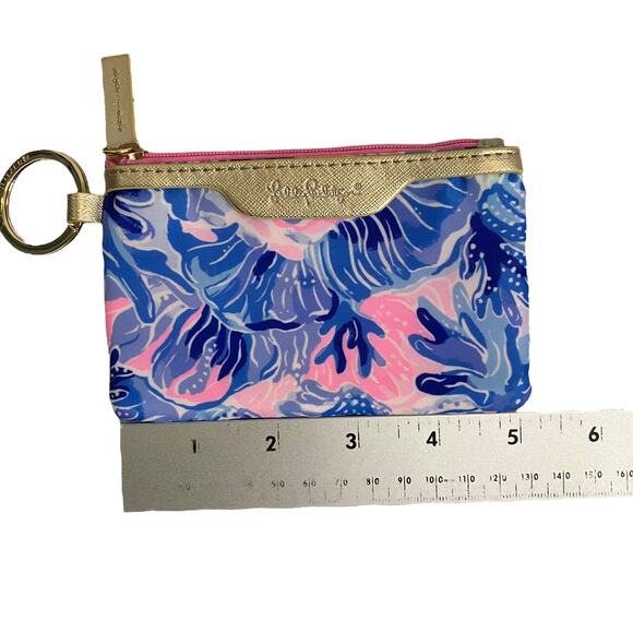 Lilly Pulitzer Pink and Blue Wallet ID Case - Picture 8 of 8